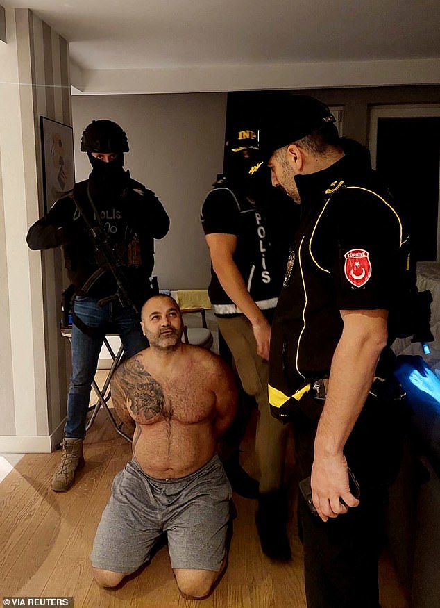 Australia's most wanted man, Hakan Ayik (pictured), was arrested by Turkish police on Thursday