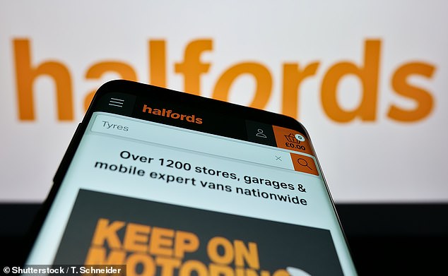 Undervalued: Halfords had a market value of £512m at the end of trading late last week