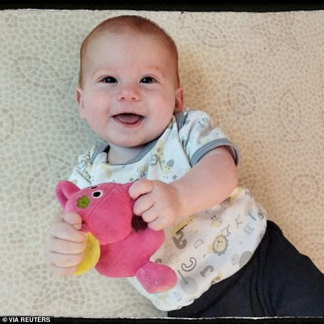 With his red hair and toothless smile, Kfir's (pictured) harrowing ordeal has become for many a symbol of the brutality of the Hamas attack on October 7.