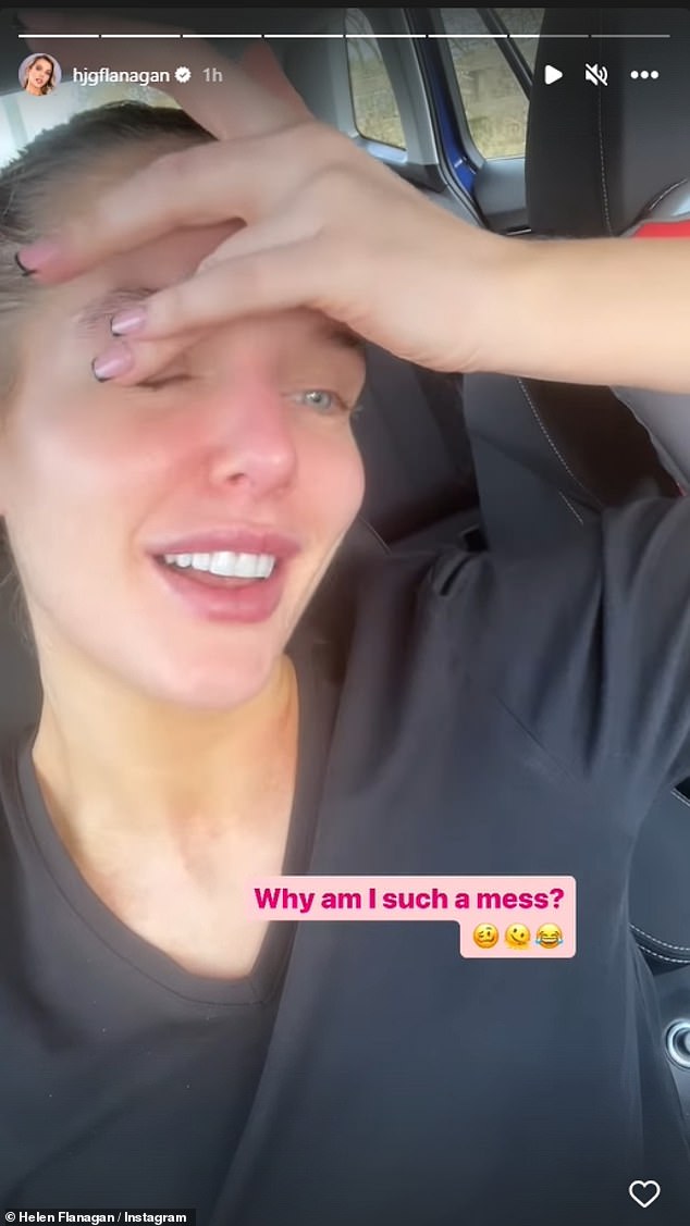 Oh no!  Helen Flanagan's bout of bad luck has continued as she revealed another accident on Tuesday when her replacement car broke down