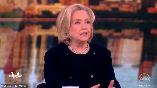 Hillary Clinton launches a new attack on her arch-enemy Donald Trump on The View