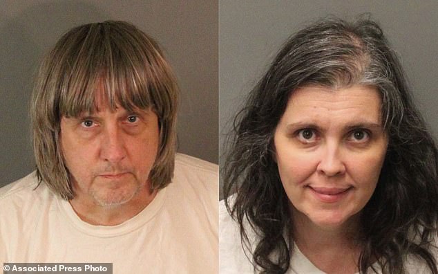 David Allen Turpin, left, and Louise Anna Turpin.  The parents' abuse and neglect was so 