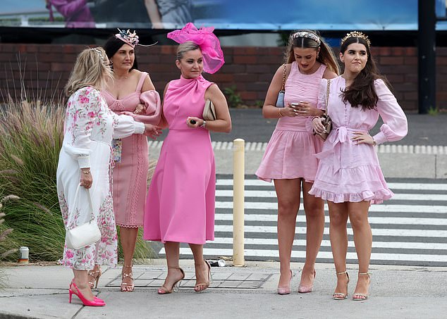 Middle-income workers in their 20s, 30s and 40s need to have a much higher super balance to have a comfortable retirement if they remain single (pictured are young women at Sydney's Royal Randwick Racecourse)