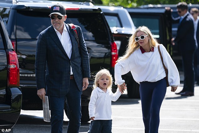 Hunter Biden will be subpoenaed to testify before Congress and Melissa Cohen, his wife, right, will be asked to participate in an interview