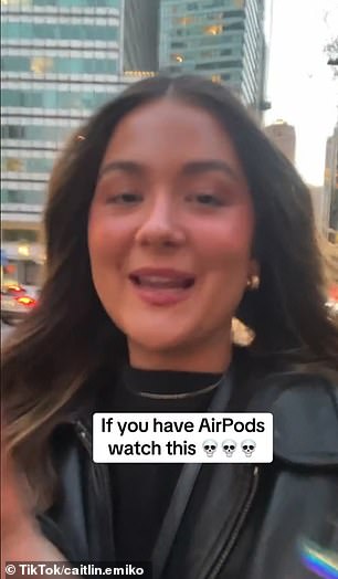 Caitlin Emiko revealed the AirPods 'life hack' she couldn't believe she didn't know about before: voice isolation