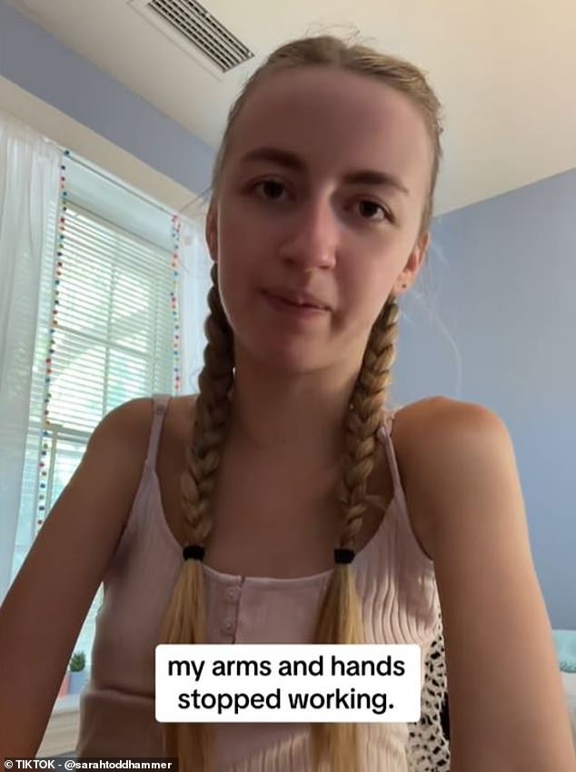 Ms. Hammer has shared TikTok videos about her paralysis and her additional medical issues