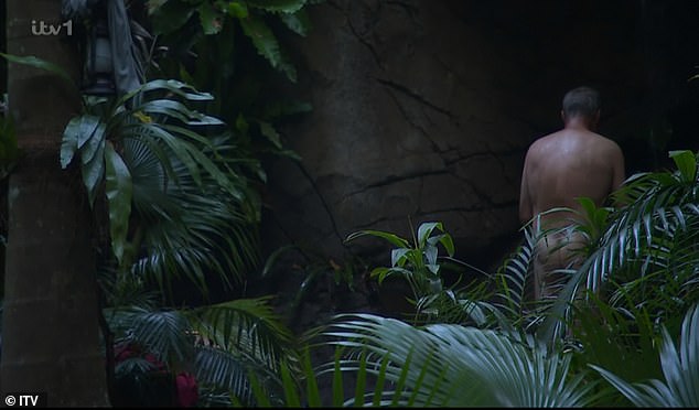 Butt deal: I'm A Celebrity viewers were amazed during last Monday's episode when they saw Nigel Farage's bum within minutes