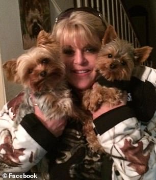 Mitzi Neighbors with two dogs