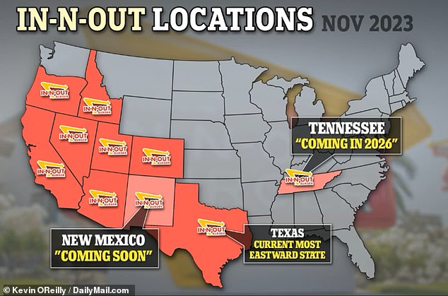 In N Out to expand eastward again and take its world famous