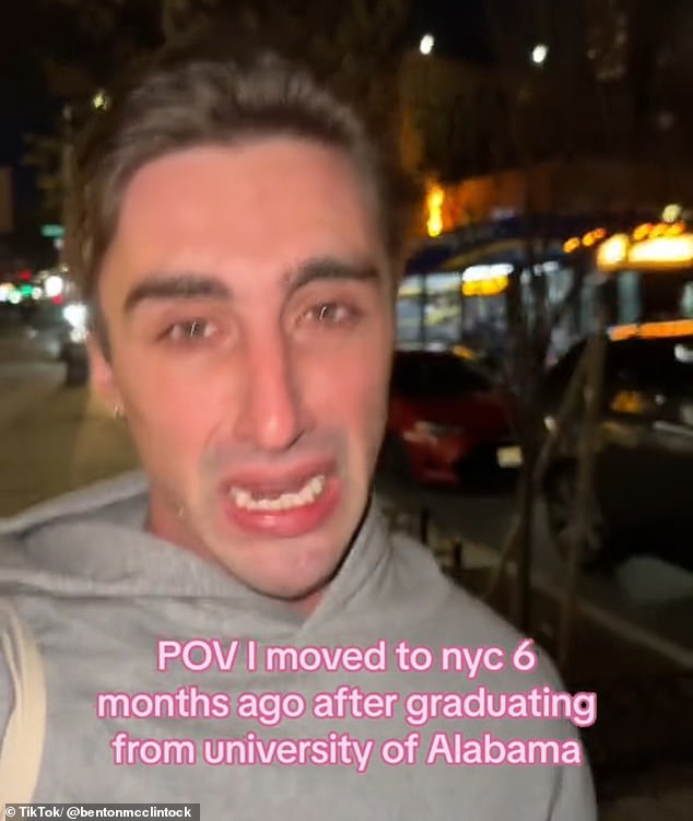 The video was from the perspective of a recently graduated young woman who moved to the big city, only to find that it wasn't what she thought it would be