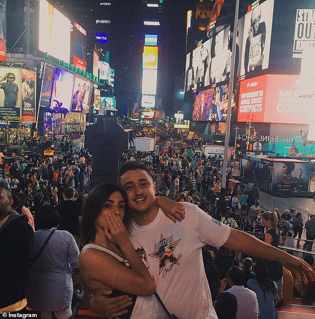 The couple visited New York City in 2015, after a year of dating