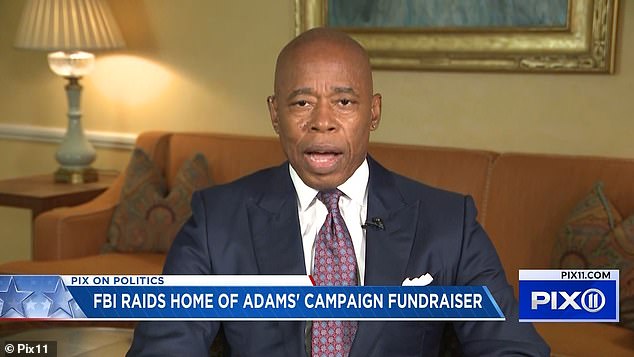 Eric Adams told Pix11 on Friday that he believed there was no misconduct in his 2021 campaign, stating: 'Sometimes there's smoke without fire'