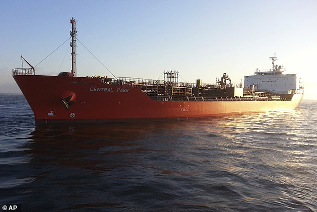 In the photo: Zodiac Maritime, the tanker Central Park.  Attackers seized the Israeli-linked tanker off the coast of Aden, Yemen, on Sunday, November 26, 2023, authorities said.