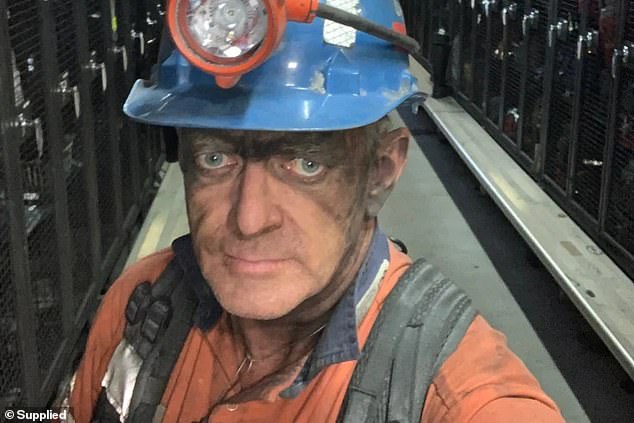 A miner (pictured, Grant Howard) who has worked in the industry for decades is one of hundreds of activists protesting the industry