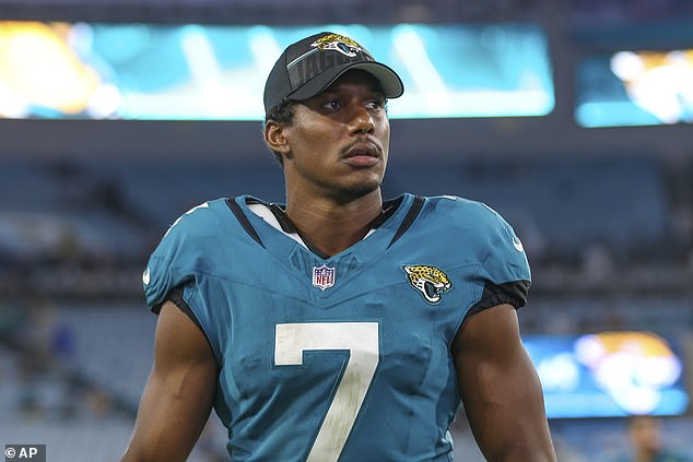 Jaguars receiver Zay Jones was arrested Monday on a domestic battery charge