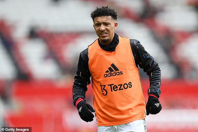 Jadon Sancho has reportedly been fired from Manchester United's WhatsApp group