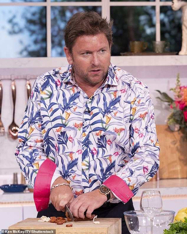 Health: James Martin has shared an update on his battle with cancer with fans and says he's 'taking a little break' from work in the coming weeks