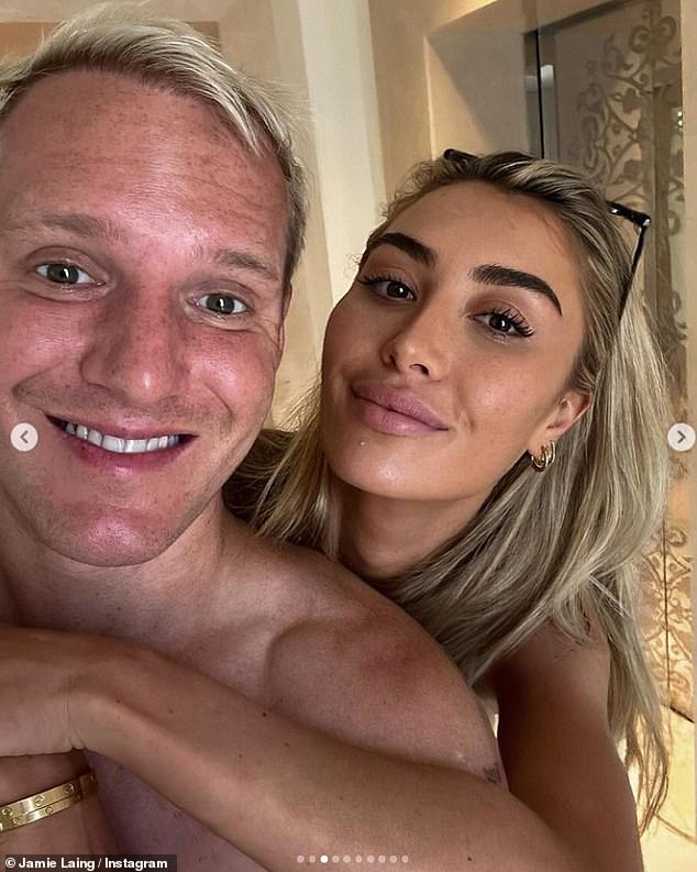 Opening: Jamie Laing admitted he had never been in love before falling for wife Sophie Habboo in 2019