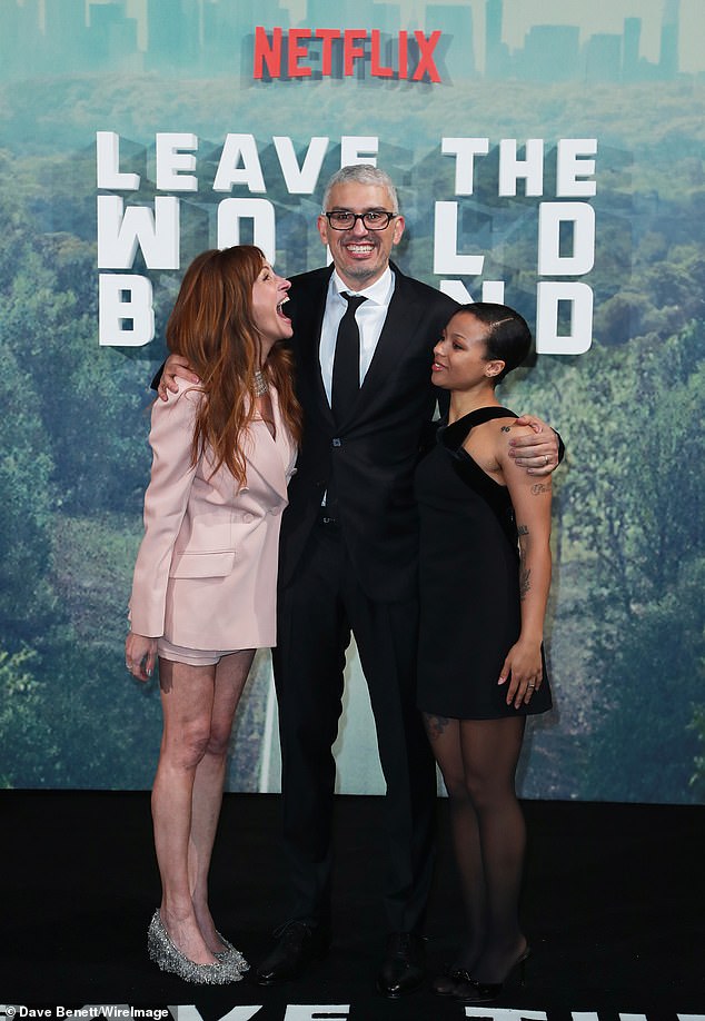 Julia Roberts was every bit the Pretty Woman on Wednesday as she celebrated the UK launch of new film Leave The World Behind with director Sam Esmail and co-star Myha'la Herrol