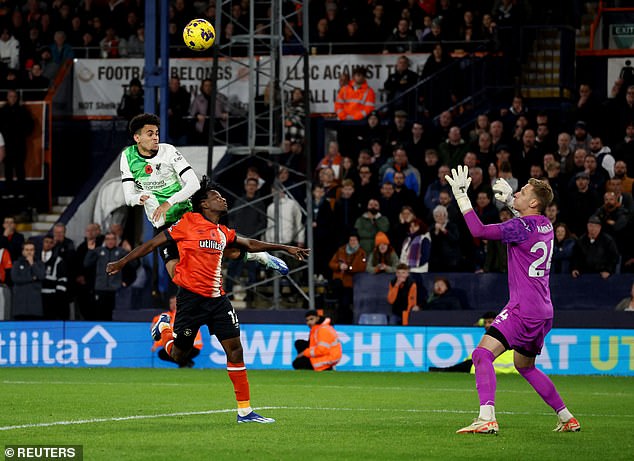 Luis Diaz made an emotional return to action for Liverpool after his parents were kidnapped when he scored as a substitute against Luton