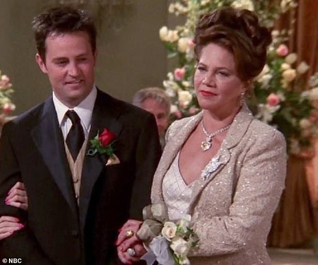 Former co-star: Turner recently paid tribute to Matthew Perry.  She played Helena Handbasket in the sitcom, Chandler Bing's transgender father