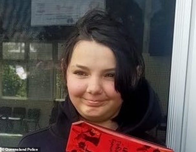 Police have urged anyone with information about the disappearance of a 12-year-old girl (pictured) from a property in South Brisbane on Sunday afternoon to come forward.