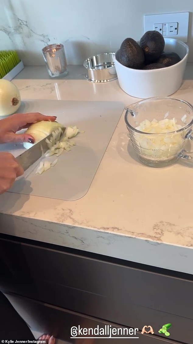 Cutlery: Kendall Jenner has come a long way with cutlery, it seems, as her sister Kylie Jenner shares a new video of herself cutting an onion on Thanksgiving