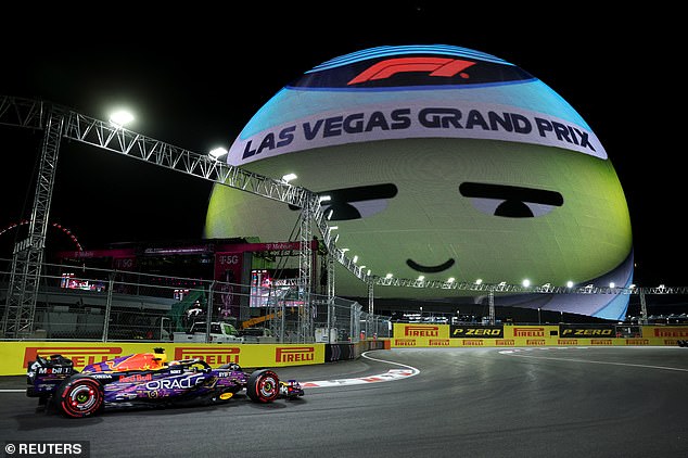 The famous Las Vegas strip was transformed into a £400 million race track for the event
