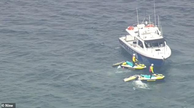 Emergency services are desperately searching the area where a light aircraft crashed and sank in the ocean near Victoria