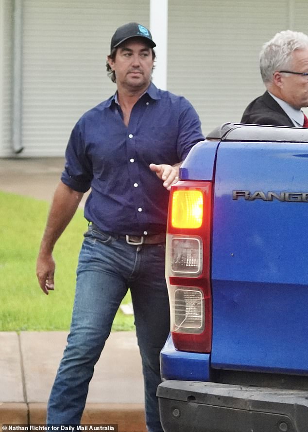 The helicopter involved in the fatal crash in February was owned and operated by Outback Wrangler star Matt Wright's company Helibrook (pictured)