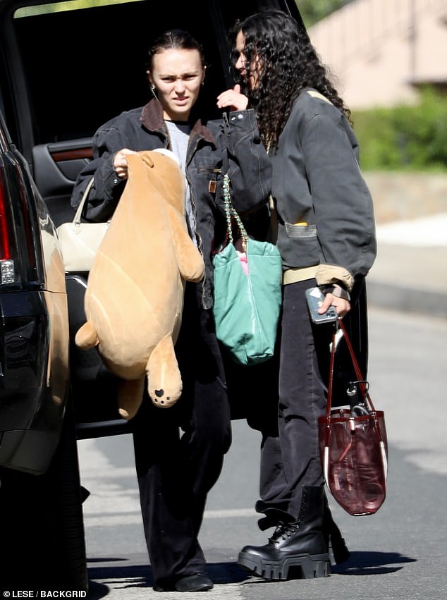 Better Together: Lily-Rose Depp and her girlfriend, 070 Shake, were spotted Saturday afternoon after arriving at a Los Angeles home