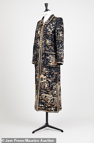 The most expensive item sold was a "Coromandel" evening jacket from the autumn 1996 collection