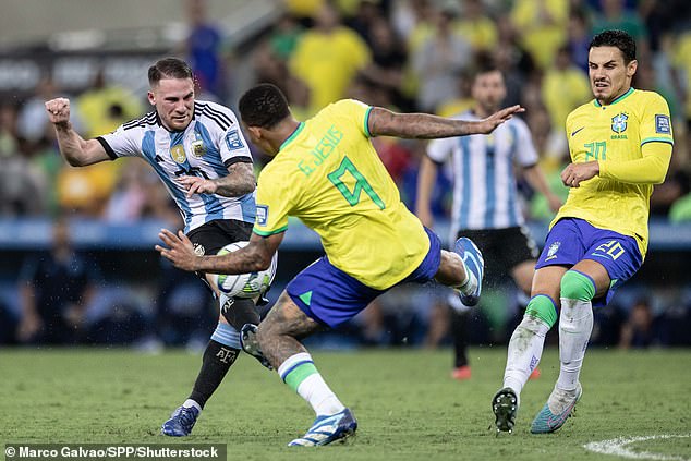 Alexis Mac Allister has described Argentina's victory over Brazil as like watching porn