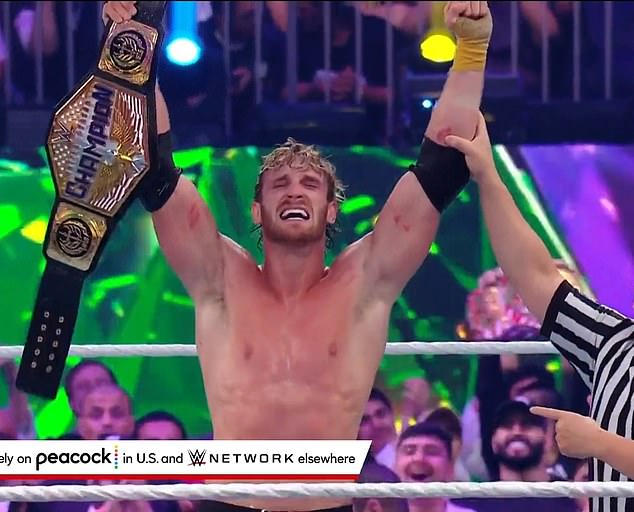 Logan Paul claimed the first championship title of his career at Crown Jewel in Saudi Arabia