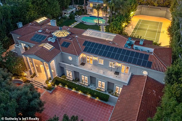 The most expensive property currently available for rent in LA on Sotheby's real estate website is a gated estate in Beverly Hills that costs $65,000 per month