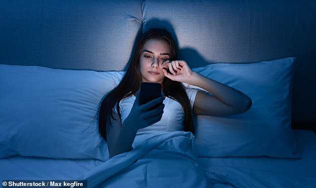 Losing just 90 minutes of sleep per night may increase the risk of type 2 diabetes in women (stock)