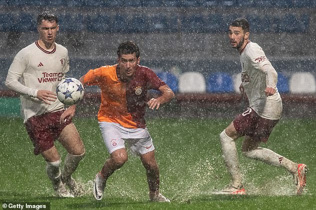 Man United's Under 19 side lost 1-0 to Galatasaray in the UEFA Youth League this afternoon