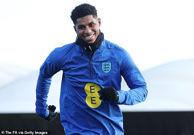 Marcus Rashford joined England on Wednesday after his sanctioned late arrival