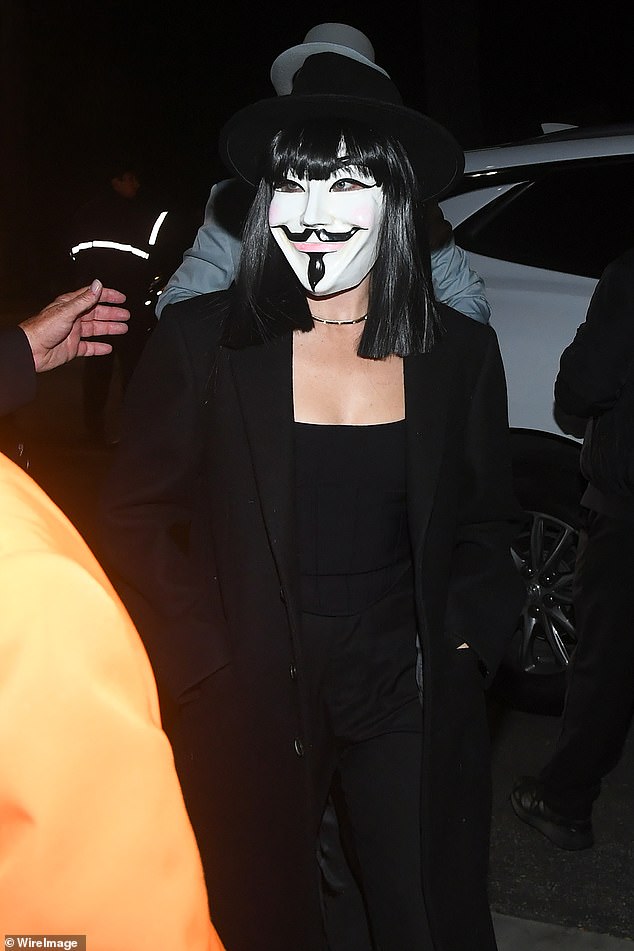 The sighting comes after Margot was called out for rejecting the Screen Actors Guild-American Federation of Radio and Television Artists' Halloween costume guidelines.