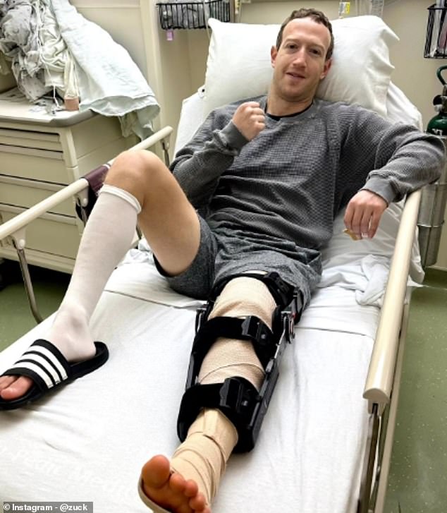 Meta CEO Mark Zuckerberg says he tore his ACL while training for an upcoming MMA fight