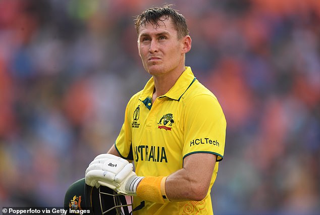 The selection battle between Marnus Labuschagne and Marcus Stoinis has begun for the last spot in Australia's semi-final against South Africa