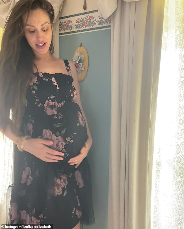 MAFS' Elizabeth Sobinoff, 32, showed off her baby bump in rarely seen Instagram photos on Monday, after crossing the '40 week' pregnancy mark before welcoming her first child