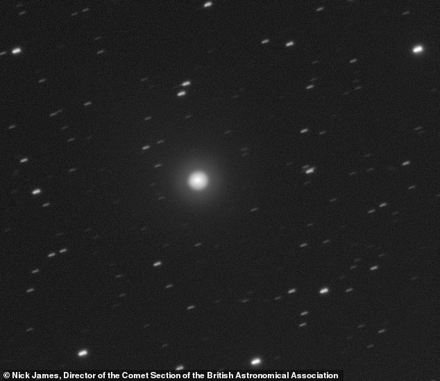 12P/Pons-Brooks suddenly brightened more than 100 times as bright as an elliptical galaxy 600 million light-years from Earth.