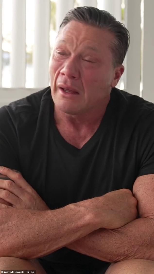 The grief-stricken father opened up through tears in a video uploaded to social media on Thursday