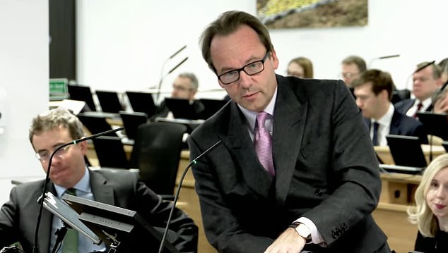 No10's former chief adviser previously said that as of March 11, 2020, it was widely believed that a 'large percentage' of Covid transmission was occurring asymptomatically and it was believed that there would be planning material, chief counsel Hugo Keith KC (pictured) told Mr Hancock .