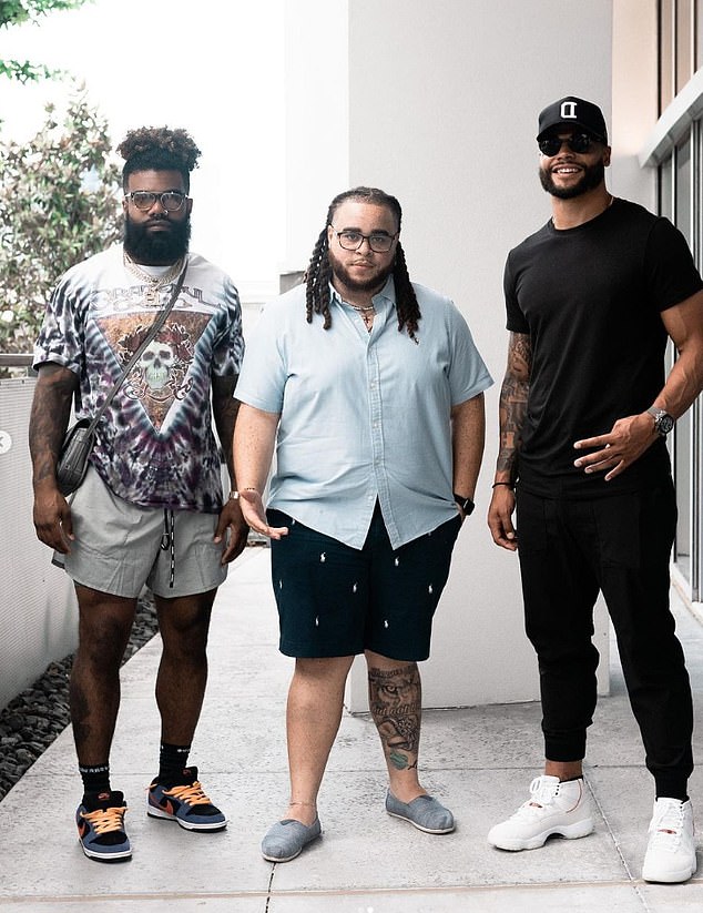 Chef Hoppie cooks for Dak Prescott (right) and previously also cooked for Ezekiel Elliot