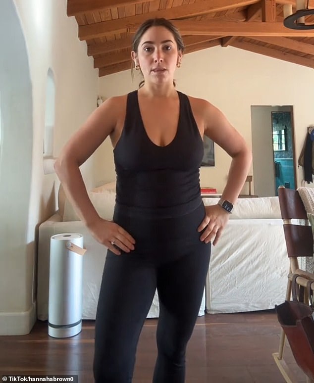 Hannah Brown, an actor and writer from Los Angeles, went viral after asking 'hot girls on TikTok to weigh in on her workout clothes, explaining that she wanted to look good at the gym