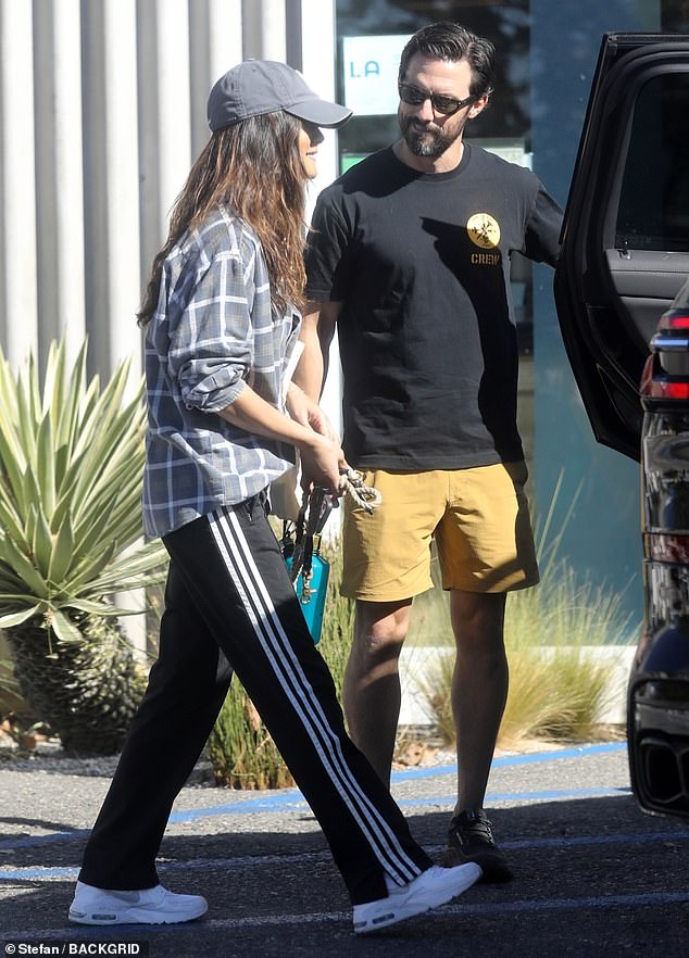 Cute couple: Milo Ventimiglia and Jarah Mariano were pictured stepping out for brunch in Los Angeles' Venice neighborhood on Wednesday