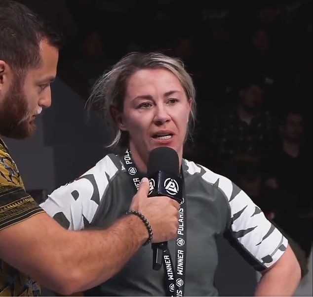 Molly “Meatball” McCann earned a victory in her professional wrestling debut at Polaris 26 on Saturday