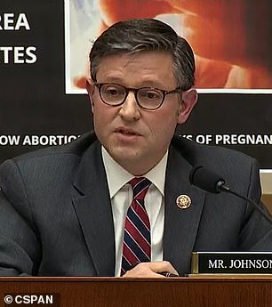 During the hearing, Representative Mike Johnson of Louisiana discussed Dr.  Yashica Robinson's stance on late-term abortions